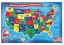 Melissa & Doug USA Map 51-Piece Floor Puzzle