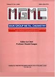 Main Group Metal Chemistry