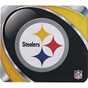 NFL Football Team Logo Vortex Sublimated Mouse Pad - Pittsburgh Steelers