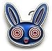 ACID TRIP BUNNY Belt Buckle Punk Funny Evil Kid