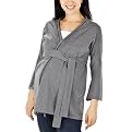 Liz Lange&reg; Wrap Sweater - Charcoal Healther