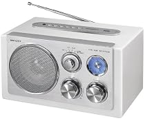 Scott RX 19 Radio-Tuner (UKW-/MW-Tuner, SD/MMC-Kartenleser, USB) weiß