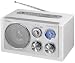 Scott RX 19 Radio-Tuner (UKW-/MW-Tuner, SD/MMC-Kartenleser, USB) wei&szlig;