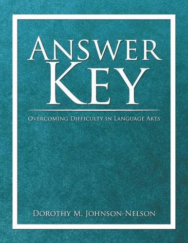 answer key overcoming difficulty in language arts