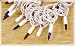 100 Red, White 7 Blue Electric String Lights with White Cord - Indoor and Outdoor 4th of July & Patriotic Decorating