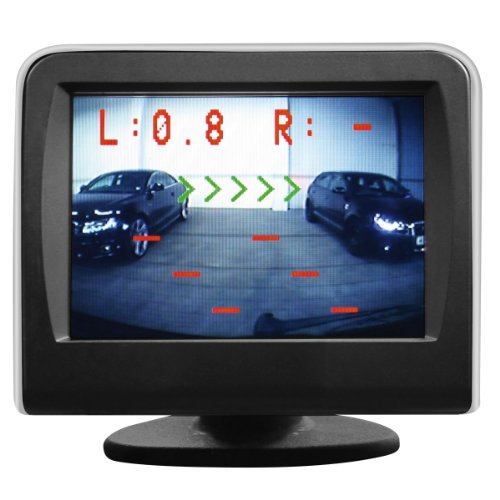 Dectane PM03 Parkingmonitor mit 8,9 cm (3,5 Zoll) Farbdisplay und Kamera, 4 Sensoren Preisvergleich