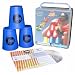 Flash Cups 1001 - Speed Stacking: FlashCups 12 St�ck, mit Box+DVD, blau