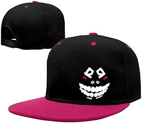 YQUE56 Unisex Cute Face Hip-hop Cap Hat Adjustalbe Pink One Size