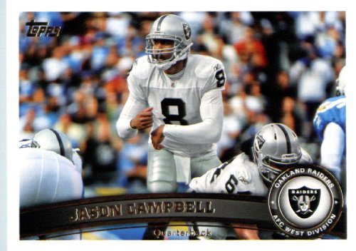 2011 Topps Football Card # 145 Jason Campbell - Oakland Raiders - NFL Trading Card in a Protective Case!