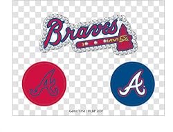 Atlanta Braves Jeweled Body Art Kit