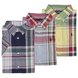 Ralph Lauren Boys Plaid Short Sleeve Shirt