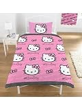 Hello Kitty Polka Dot Single Duvet Cover Bedding Set