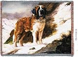 Saint Bernard Throw - 70 x 54 Blanket/Throw