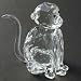 Godinger Crystal Monkey