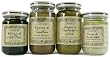 La Favorita Spreads assortment sampler: 4 jars of spread including artichike garlic cream, balsamic onion cream, eggplant and olive cream and black olive cream