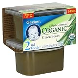 Review Gerber  / Gerber 2nd Foods Tender Harvest Organic Green Beans, 8-Count, 2-Pack, 3.5-Ounce Unit (Pack of 2)