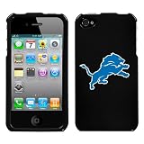 iPhone 4 Detroit Lions Black Snap on Superior Hard Cover