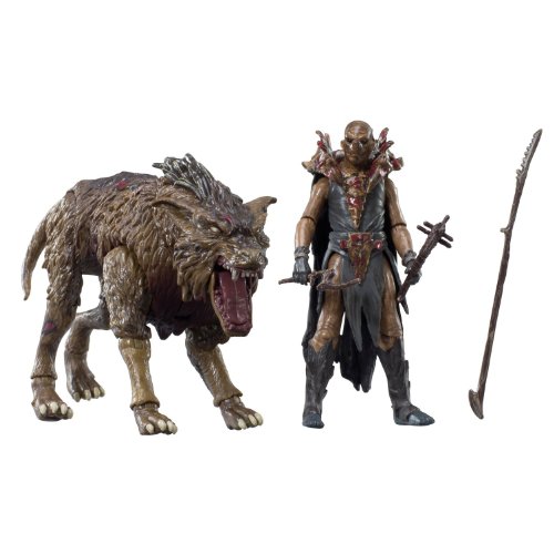 The Bridge Direct Hobbit Fimbul Orc on Warg 3.75