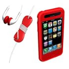 Sumajin INK Silicon Case for iPhone 3GS Starter Kit（Red）[SM-SIL3GS-SKT-RD]
