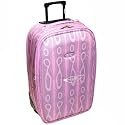 Frenzy Large 28 Inch Lightweight Expandable Suitcase (Snake Pink)