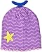Kidorable Purple Mermaid Soft Acrylic Knit Gloves for Girls w/Fun Stars and Fish