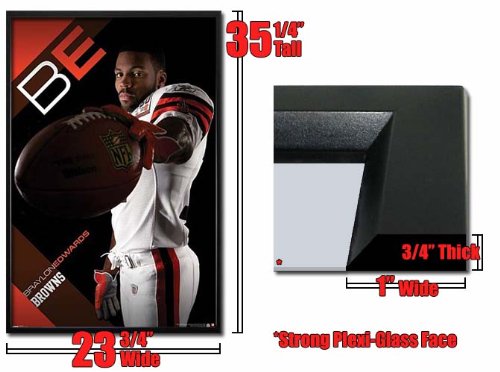Framed Cleveland Browns Braylon Edwards Poster Fr4566