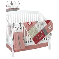 Lambs and Ivy Secret Garden 6 Piece Bedding Set