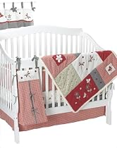 Lambs & Ivy Secret Garden 6 Piece Bedding Set