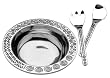 Wilton Armetale Reggae 3-Piece Medium Bowl Salad Set