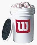 A1098 Super Seam Technology Practice Baseballs from Wilson  (Three Dozen in a Bucket)