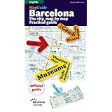 barcelona guide  map the city map by map practical guide mapguides triangle postals