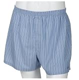 Nautica Mens Sleepwear Woven Twill Herringbone Stripe Boxer