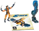 Marvel - Wolverine Variant Figure - Apocalypse Series - 34 Points of Articulation - Bonus 32 Page Comic - Mint - Collectible - (H)