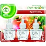 Air Wick Scented Oil Triple Refill Relaxation, Apple Cinnamon Medley, 0.67 Ounce Containers
