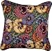 Pansies Flowers Decorative Tapestry Toss Pillow
