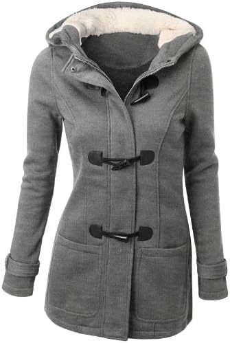 SJSP Women Stylish Warm Up Long Sleeve Plus Size Jacket HEATHERGRAY,XL