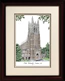 Duke Blue Devils Framed Alumnus Lithograph - B0009V4BD2