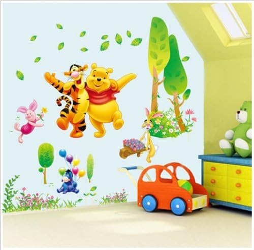 Art Fashioner Winnie the Pooh Tigger Children Warm Kids Room Removable Peel and Stick Wall Decal