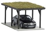 Busch 1482 Car Port with Grass Roof