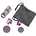 Pink Universal Clip-on 180 degree 3 in 1 Fisheye+Wide Angle+Macro Camera Lens Kit for iPhone 5 5S 4 4S 6 Samsung Galaxy S5/S4/S3 Note 4/3/2 HTC Blackberry Bold Touch, Sony Xperia, Motorola Droid