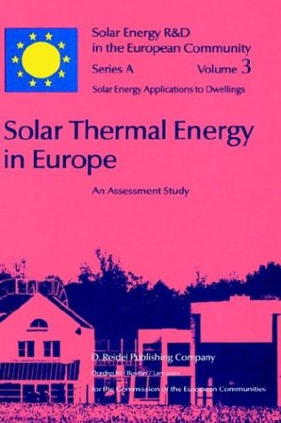 Cover image : Solar Thermal Energy in Europe: An Assessment Study (Solar Energy R & D in the European Community)