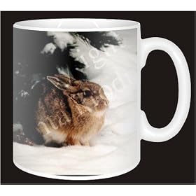 RABBIT in SNOW Coffee Mug