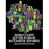letter forms 110 complete alphabets dover pictorial archives