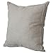 Jepeak Cotton Linen Blend Throw Pillow Cover Square Decorative Burlap Pillowcase Cushion Cover for Sofa - 24