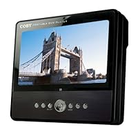 Coby TF-DVD7050 7-Inch TFT Portable Tablet-Style Portable DVD Player
