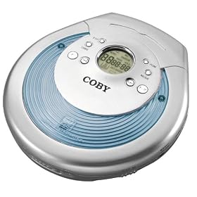 COBY CX-CD750 Super Slim CD Player with 60-SECOND Asp and Built-in Wireless Transmitter