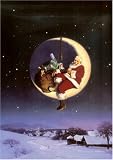 Leanin Tree Sleeping Moon Santa
