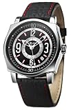 Golana - AD10.2 - Advanced - All Terrain - Montre Homme Acier - Automatique Analogique - Dateur - Cadran Noir - Bracelet Cuir Noir