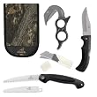 Gerber 42759 CAMO - Ultimate Game Cleaning Kit - EZZip w/2 Blades, EAB Saw w/2 Blades, Fold CP Gator, Sheath - Blister