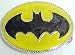 Yellow/Black Enamel Batman Logo Belt Buckle Bat Man
